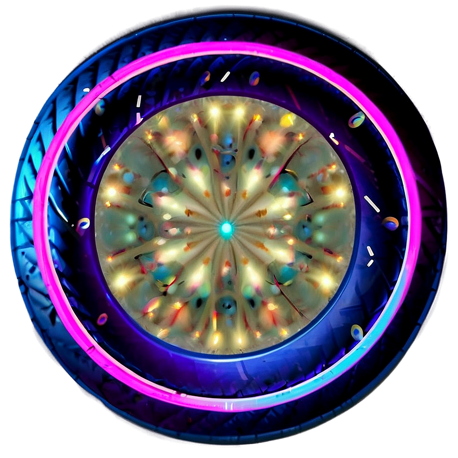 Neon Blue Circle Png Aeu34