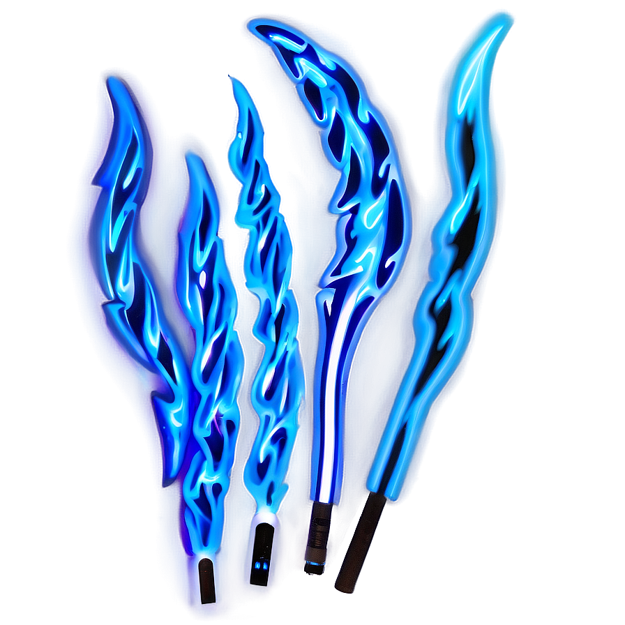 Neon Blue Flame Png 89