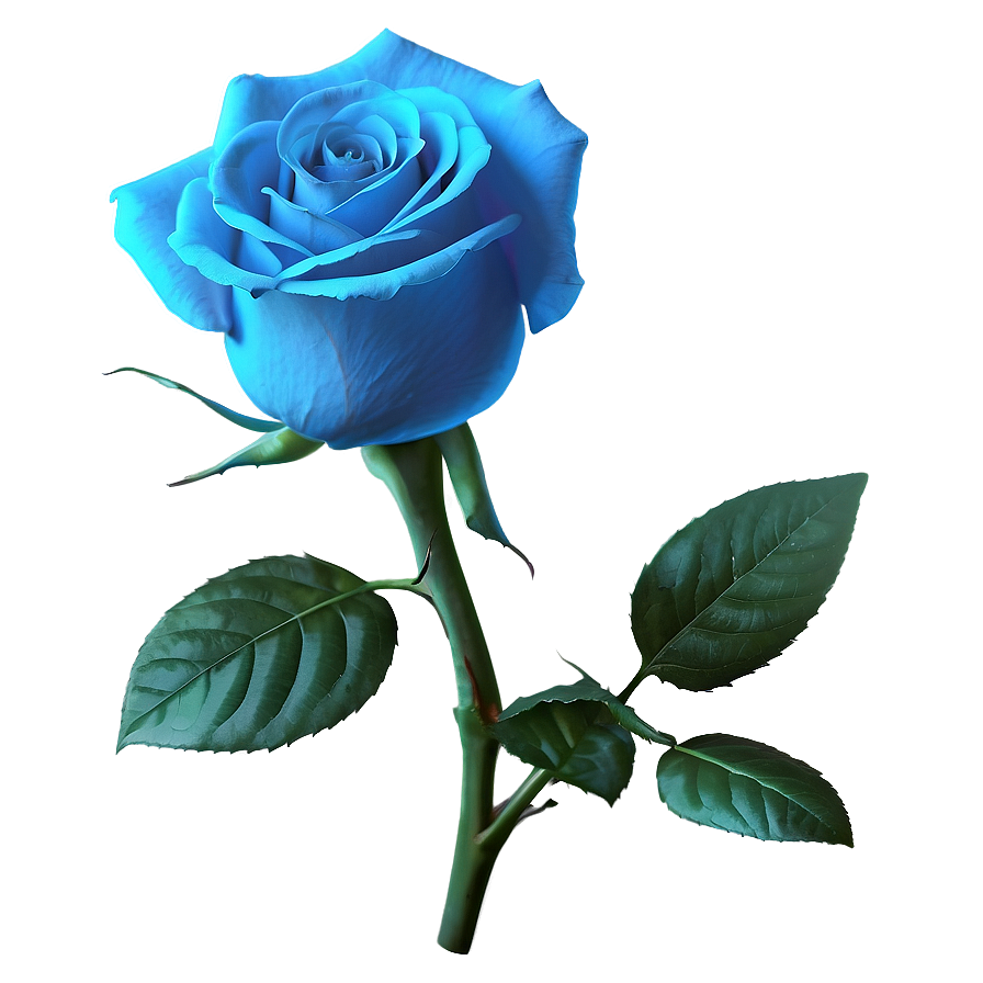 Neon Blue Rose Png Jvi