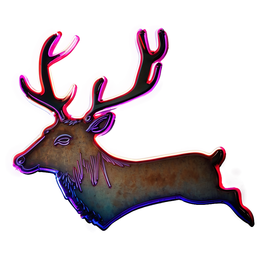 Neon Buck Sign Png 2