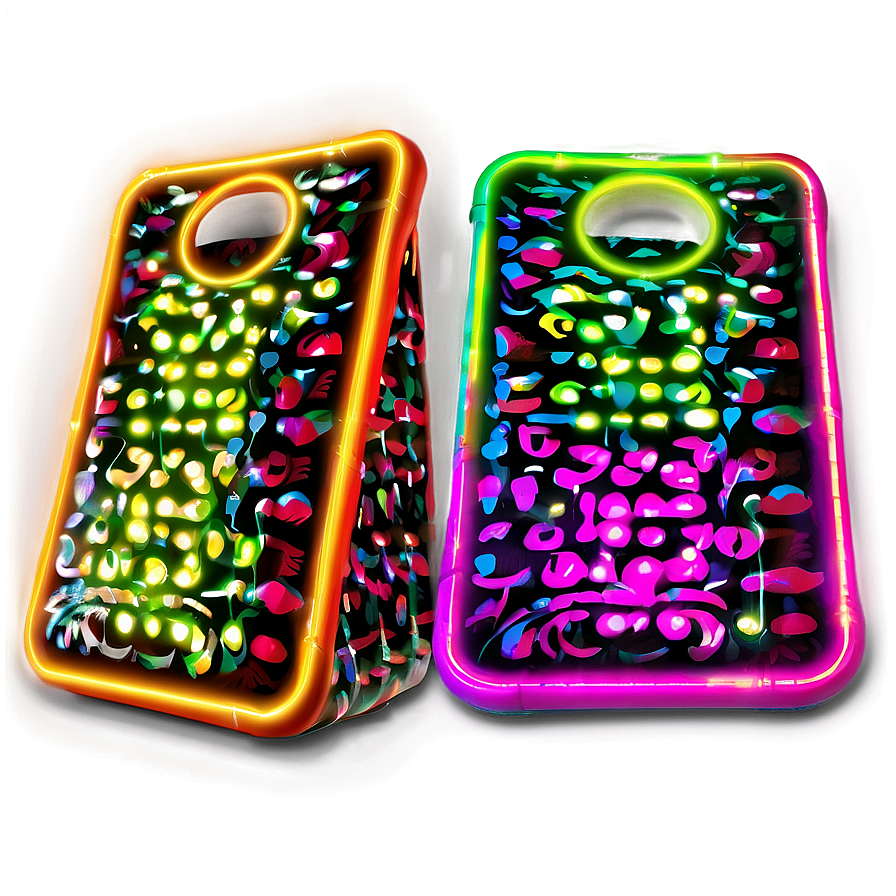 Neon Color Cornhole Bag Png 06292024