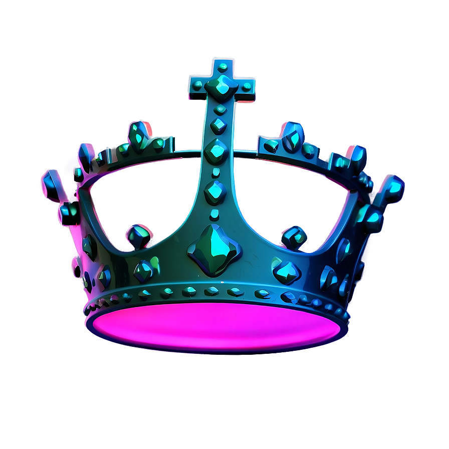 Neon Crown For Branding Png 06272024