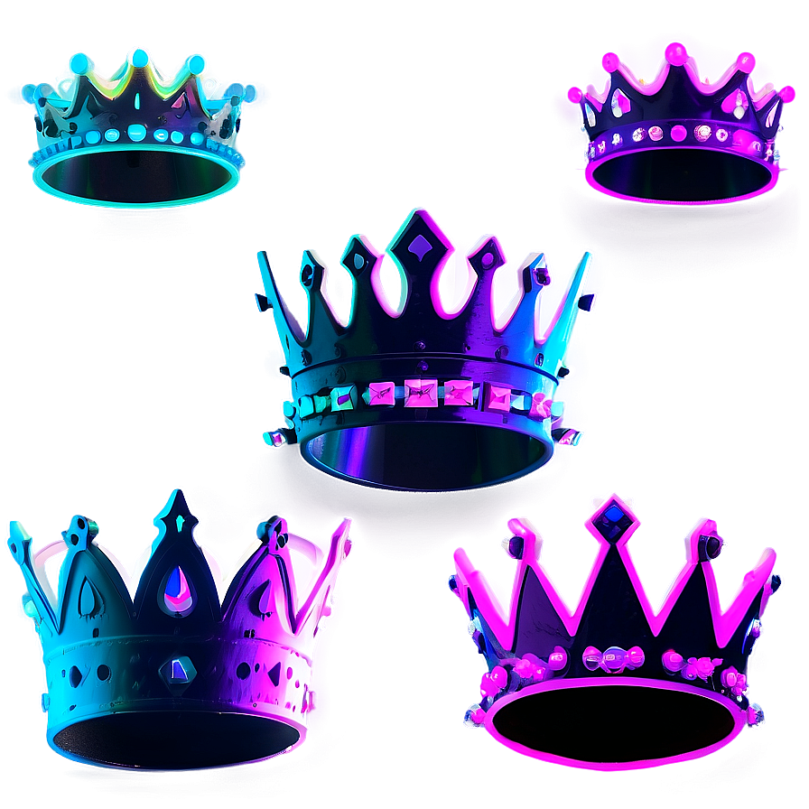 Neon Crown For Fashion Png 06272024