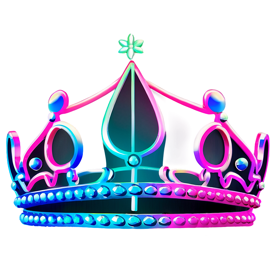 Neon Crown For Party Png 22