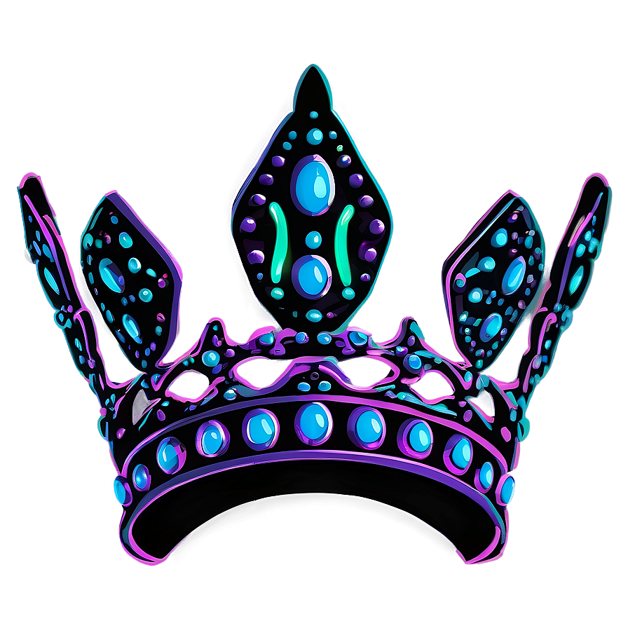 Neon Crown Outline Png Cpq