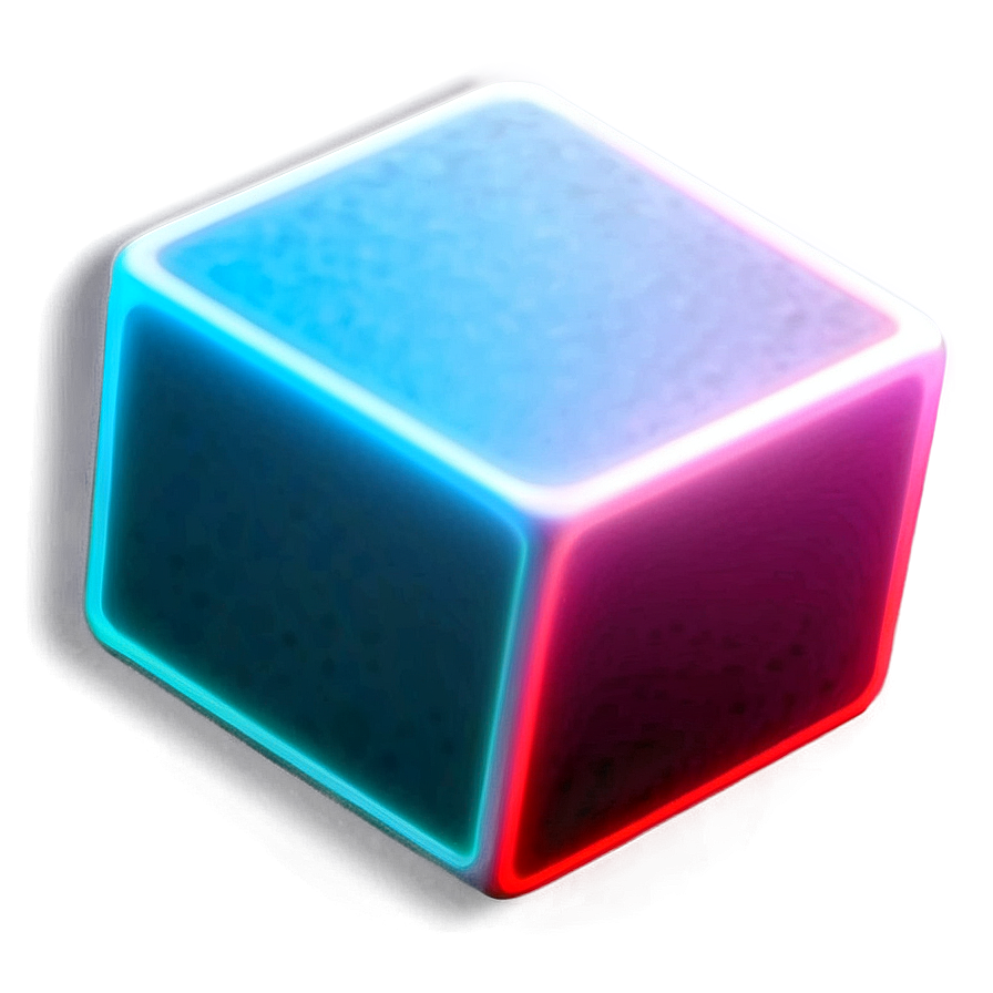 Neon Cube Png 05242024