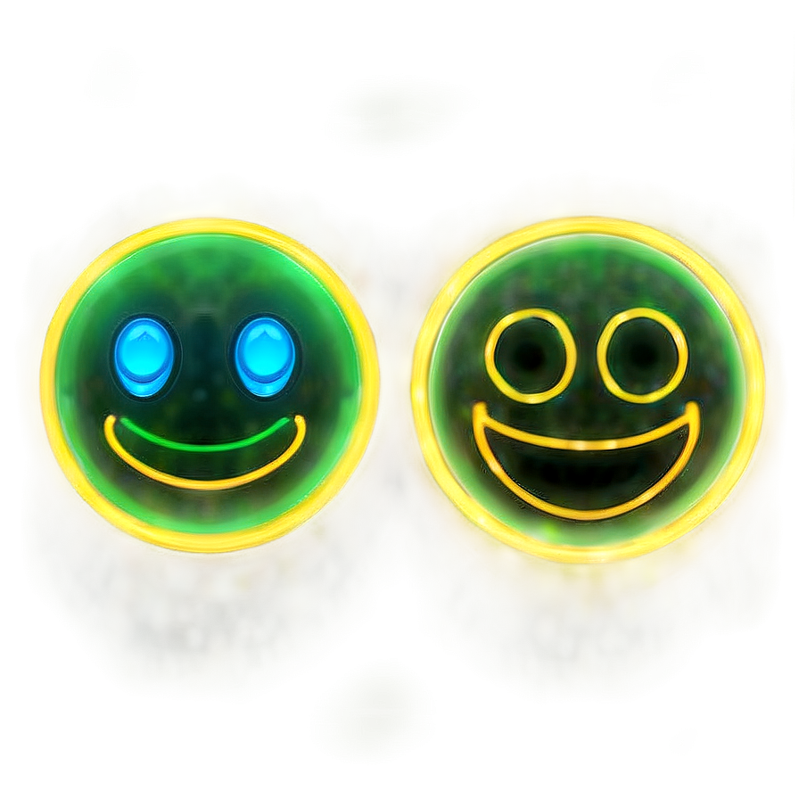 Neon Emoji Collection Png Gkq