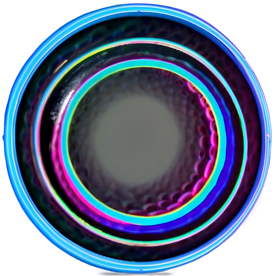 Neon Glow Circle Png 80