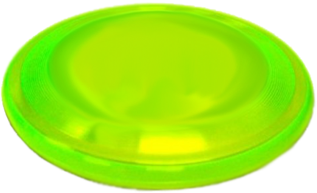 Neon Green Frisbee Disc