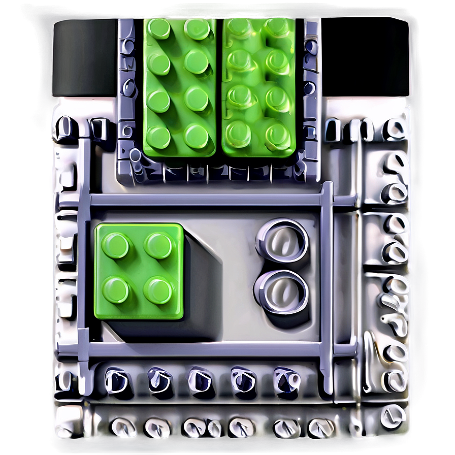 Neon Green Lego Brick Png Kco