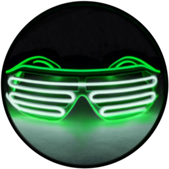 Neon Green Shutter Shades