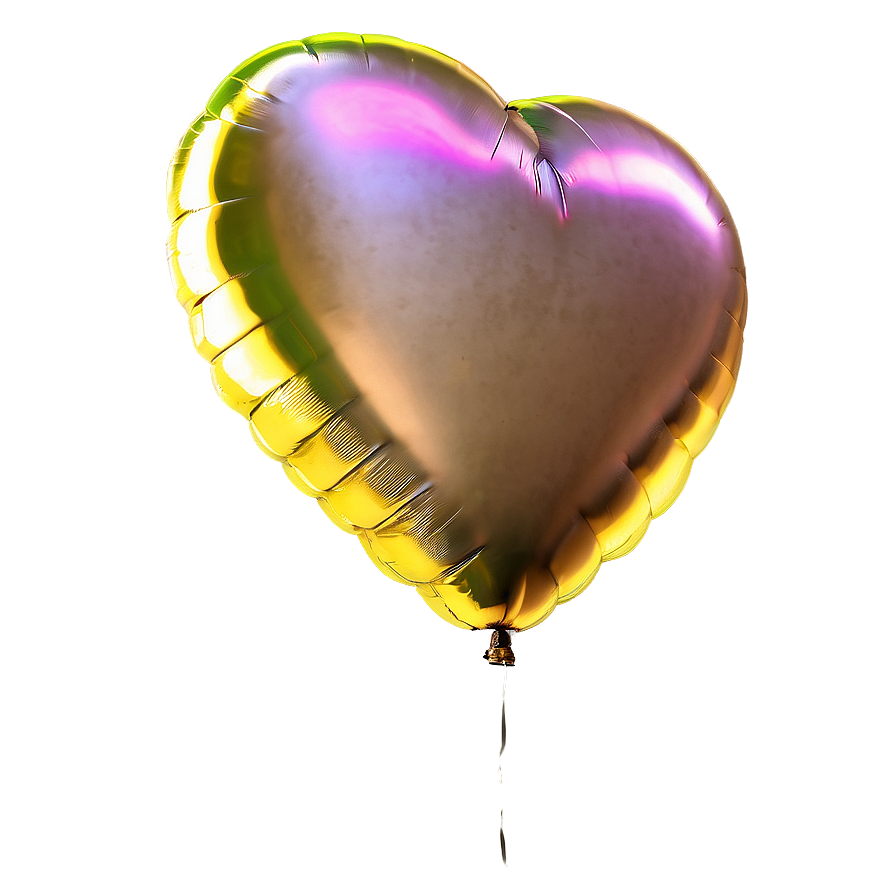 Neon Heart Balloon Png Jox