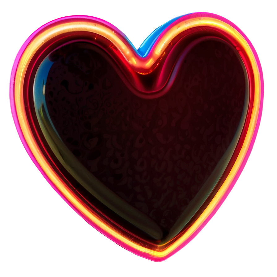 Neon Heart Element Png Xyc58