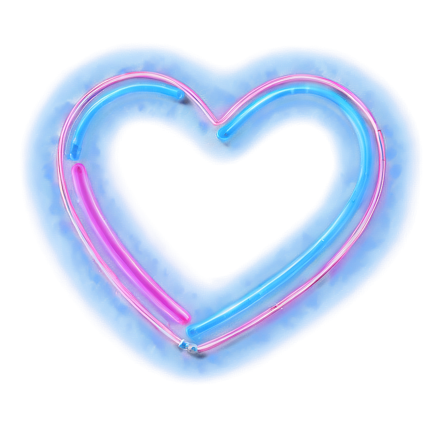 Neon Heart Light Png Cxn