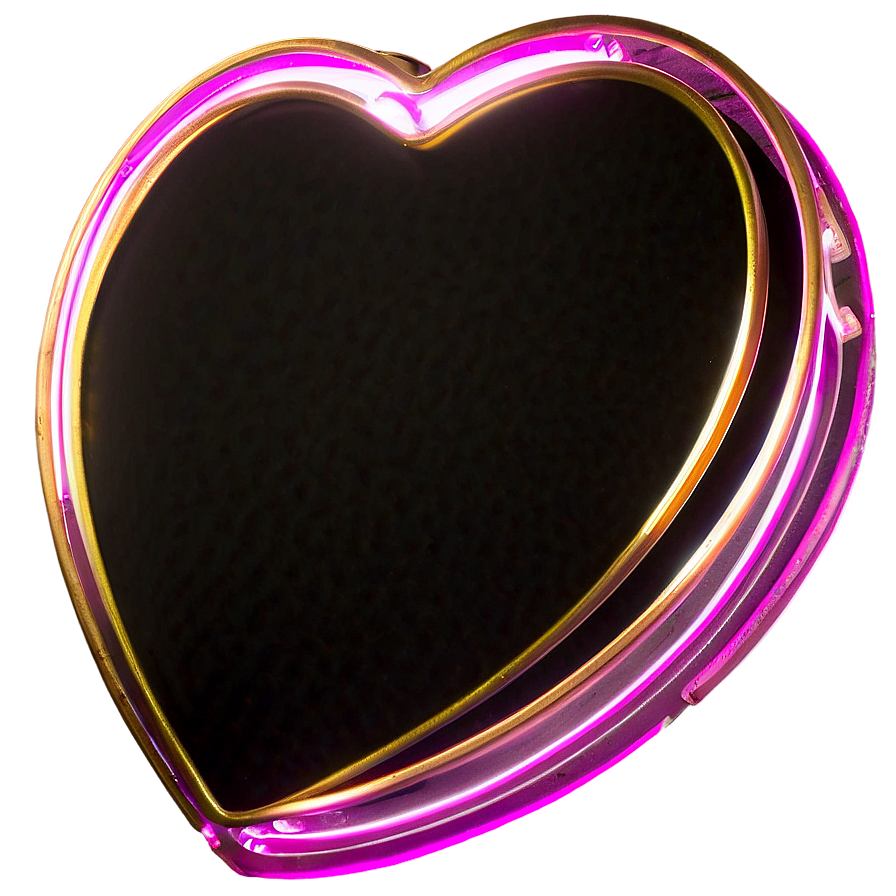 Neon Heart Light Sign Png 06202024