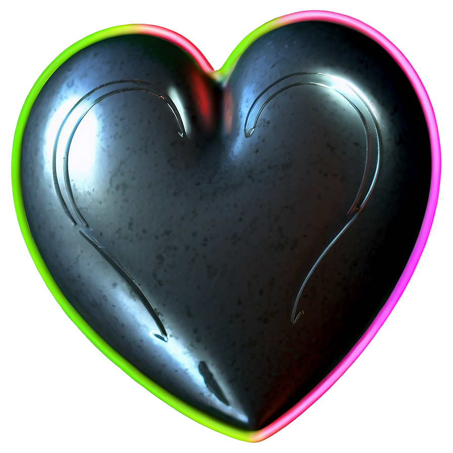 Neon Heart Png Oje7