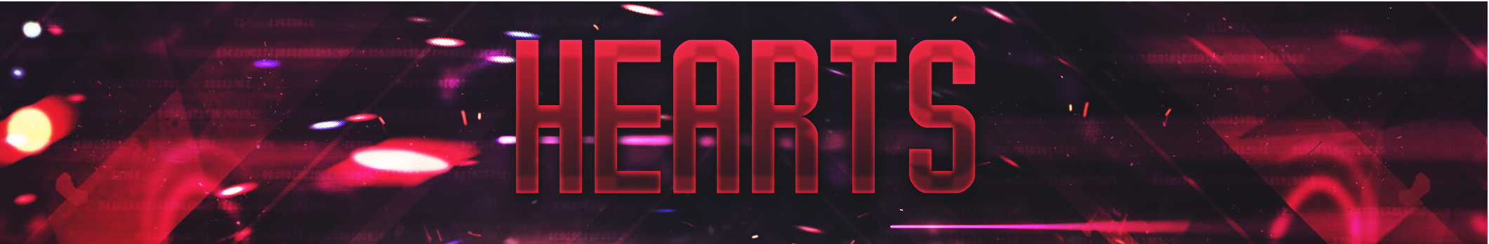 Neon Hearts Banner