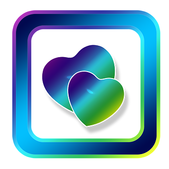 Neon Hearts Icon