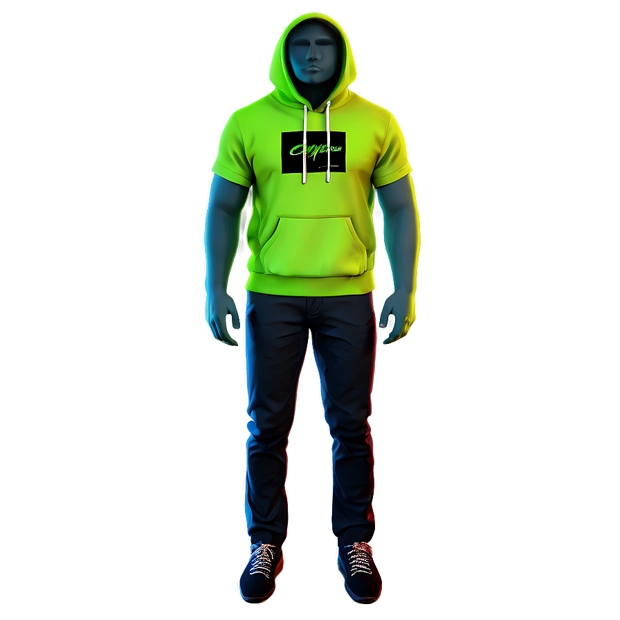 Neon Hoodie Png 51