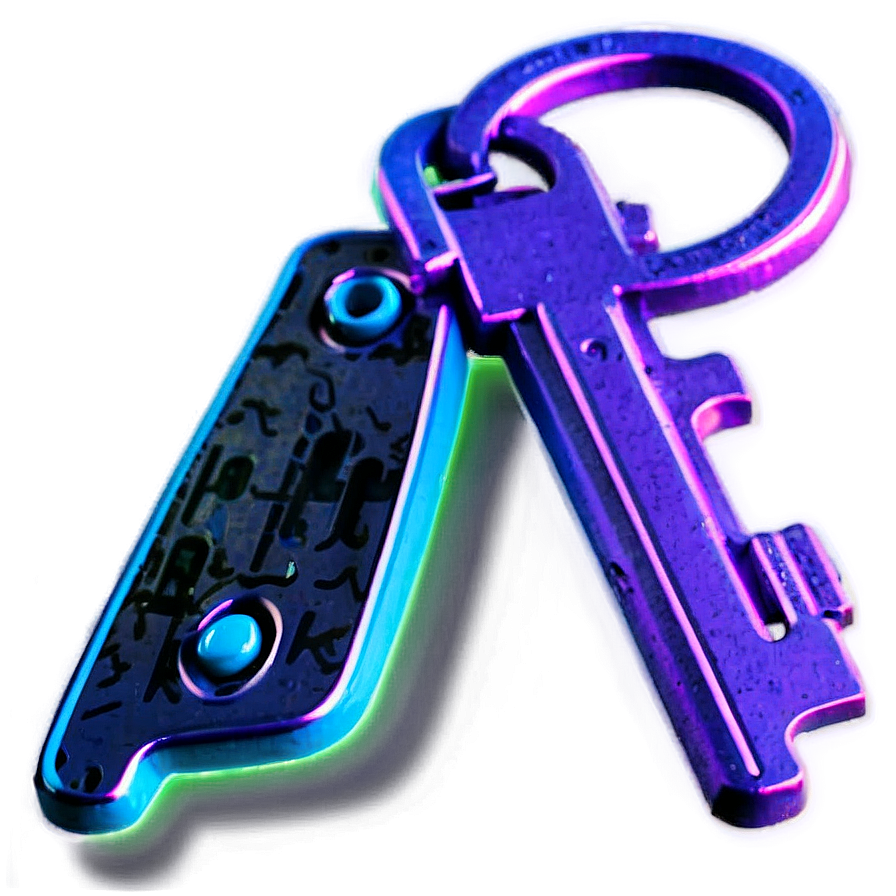 Neon Keys Png 05242024