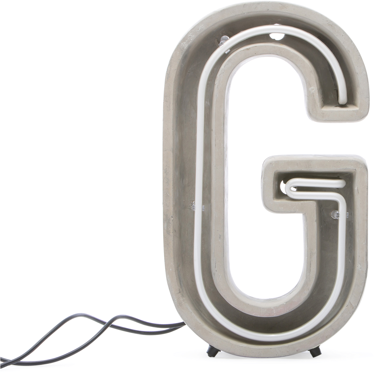 Neon_ Letter_ G_ Sign