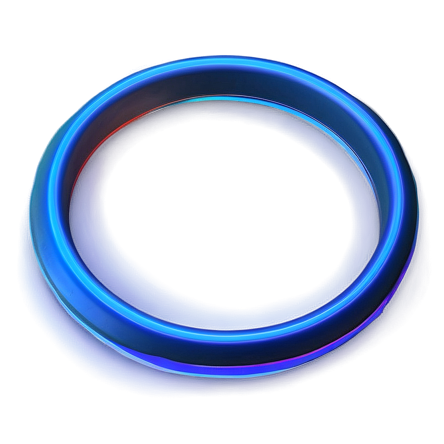 Neon Light 3d Circle Png Ram32