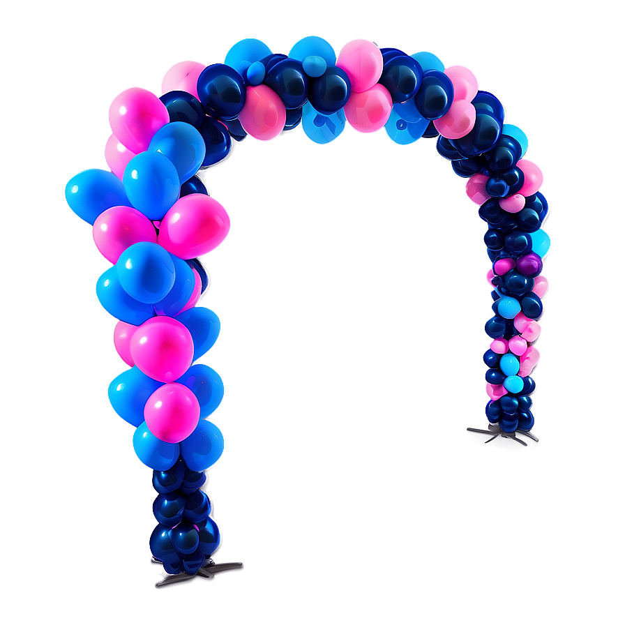 Neon Light Balloon Arch Png Mym