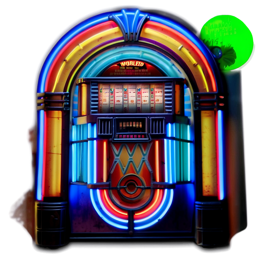 Neon Light Jukebox Png Hjd