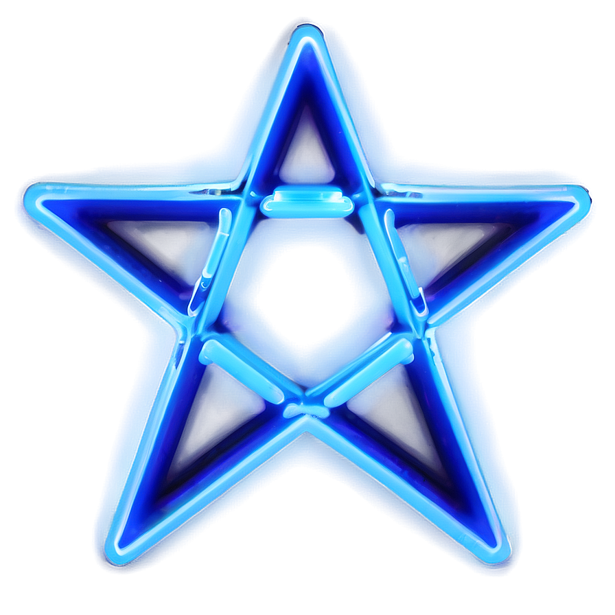 Neon Light Pentagram Png Elm