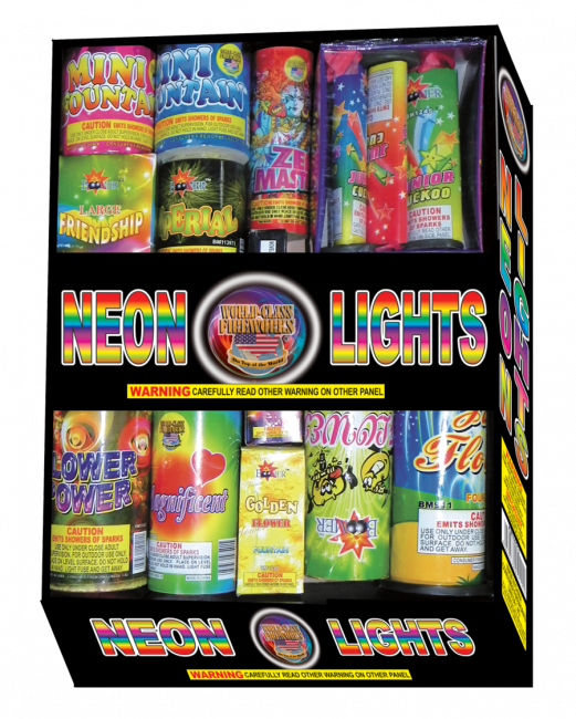 Neon Lights Fireworks Collection