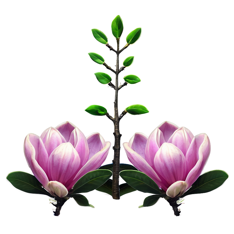 Neon Magnolia Artwork Png Bsp36