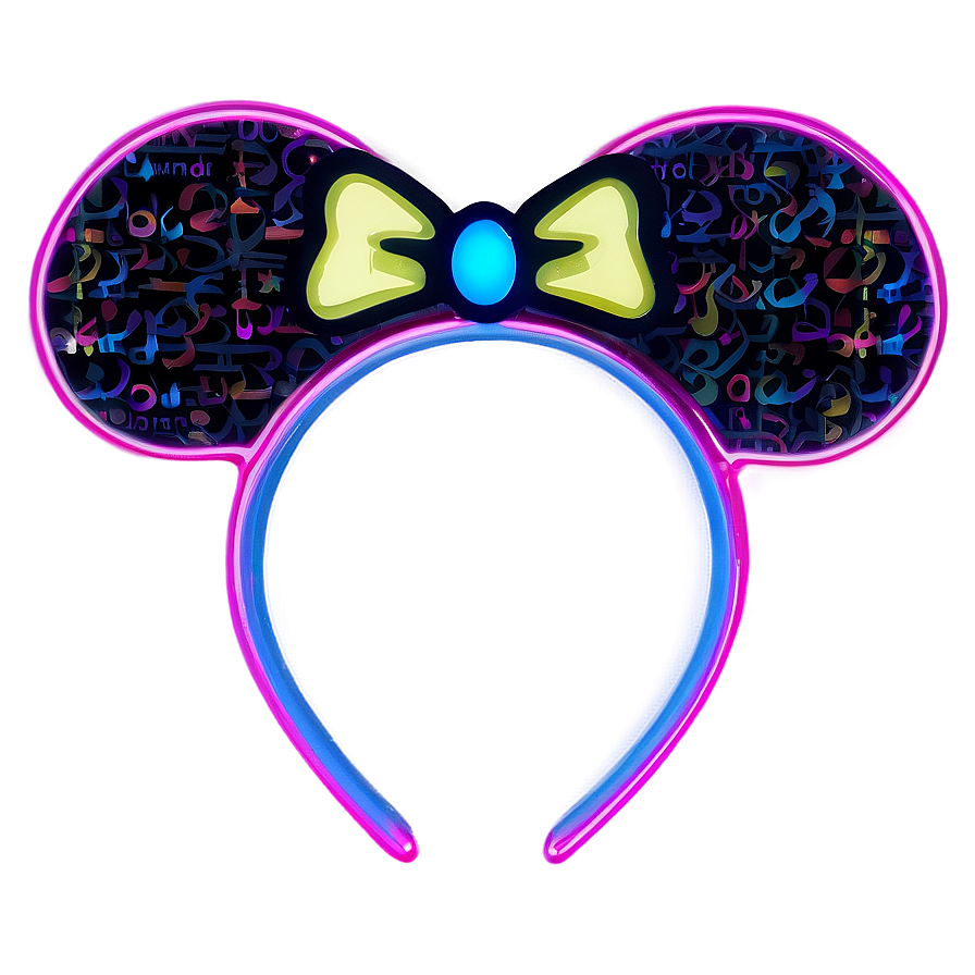 Neon Mouse Ears Png Yve63