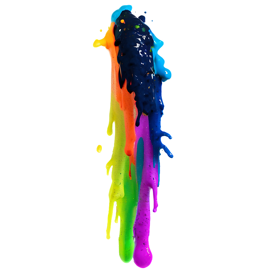 Neon Paint Splash Png 05242024