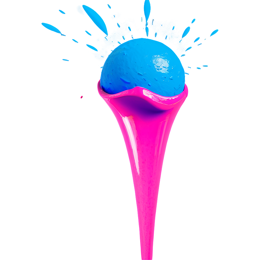 Neon Paint Splash Png 05242024