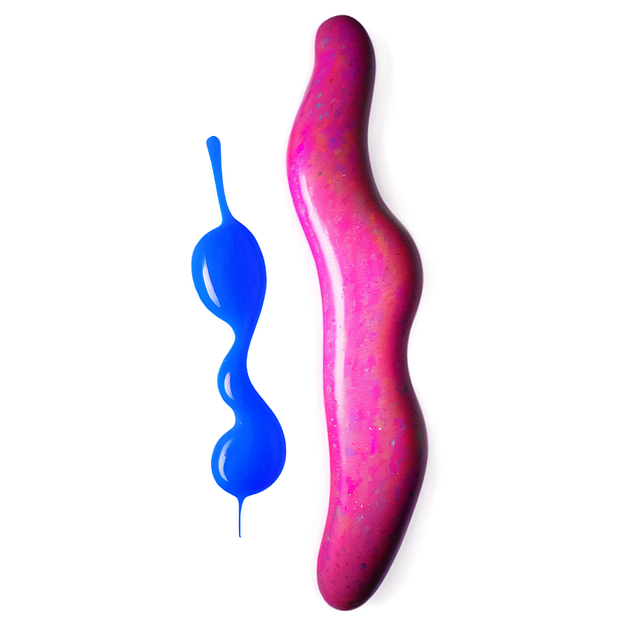 Neon Paint Stroke Png Els12