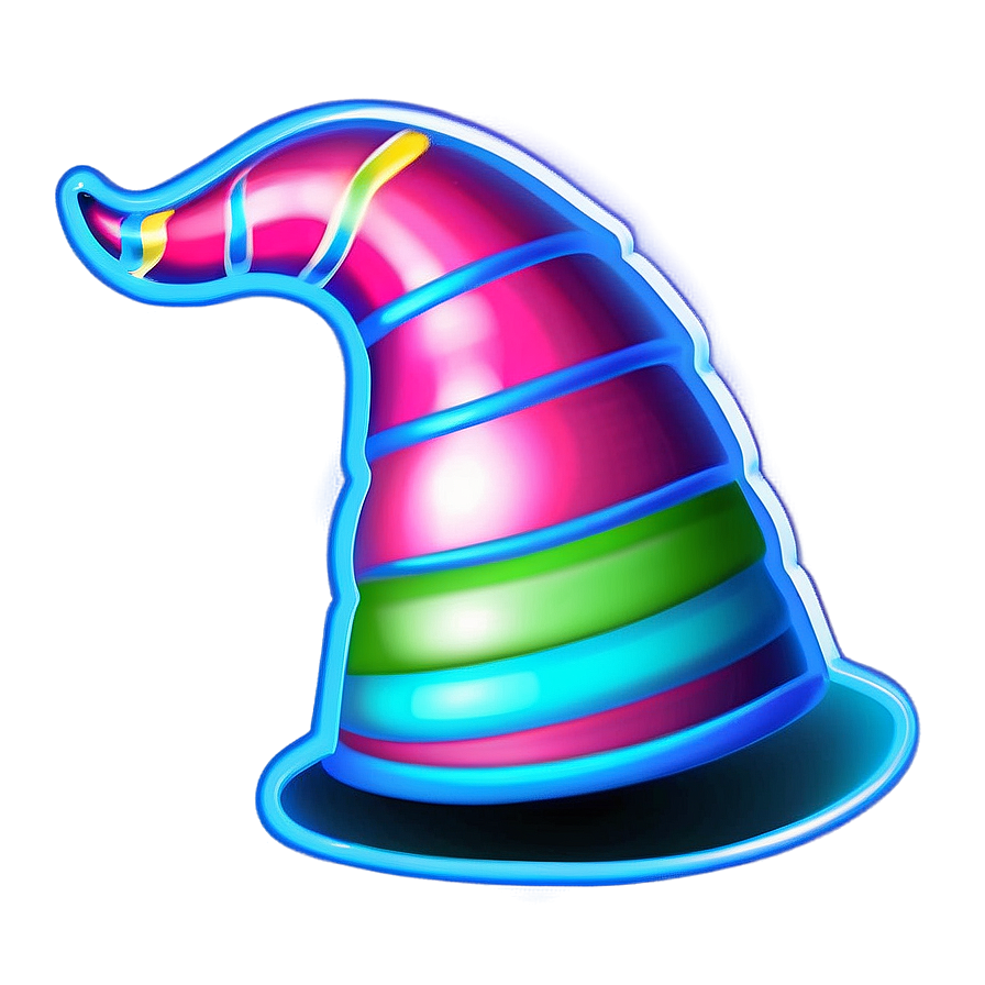 Neon Party Hat Png 31