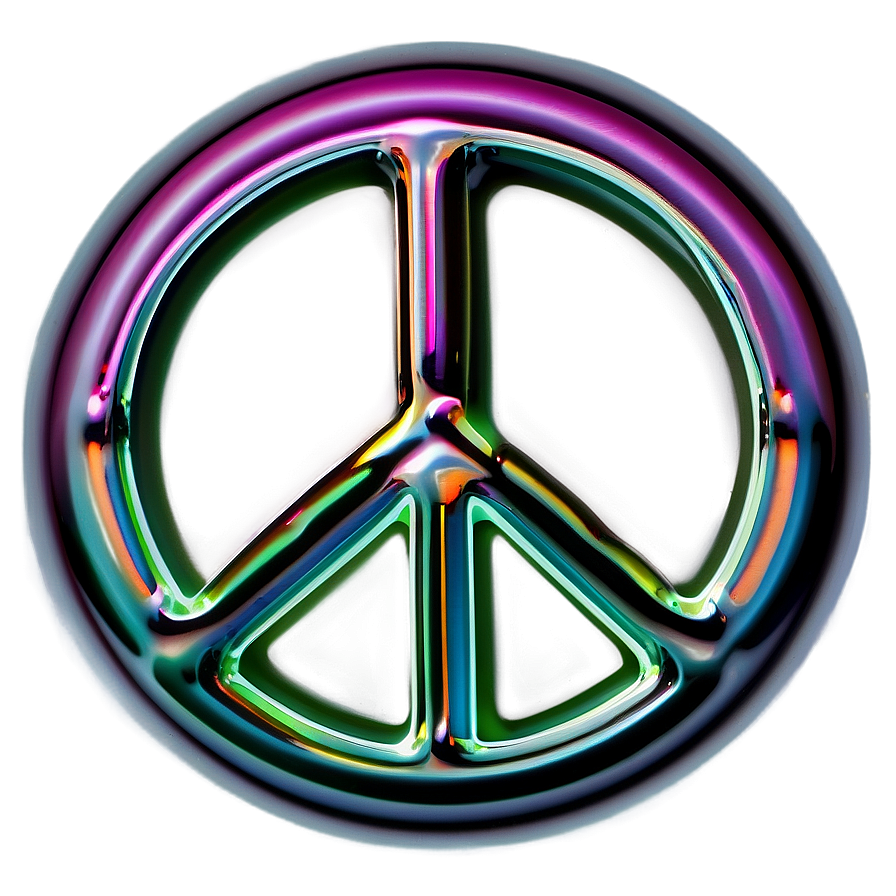 Neon Peace Sign Png 66