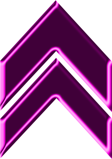 Neon Pink Arrow Sign