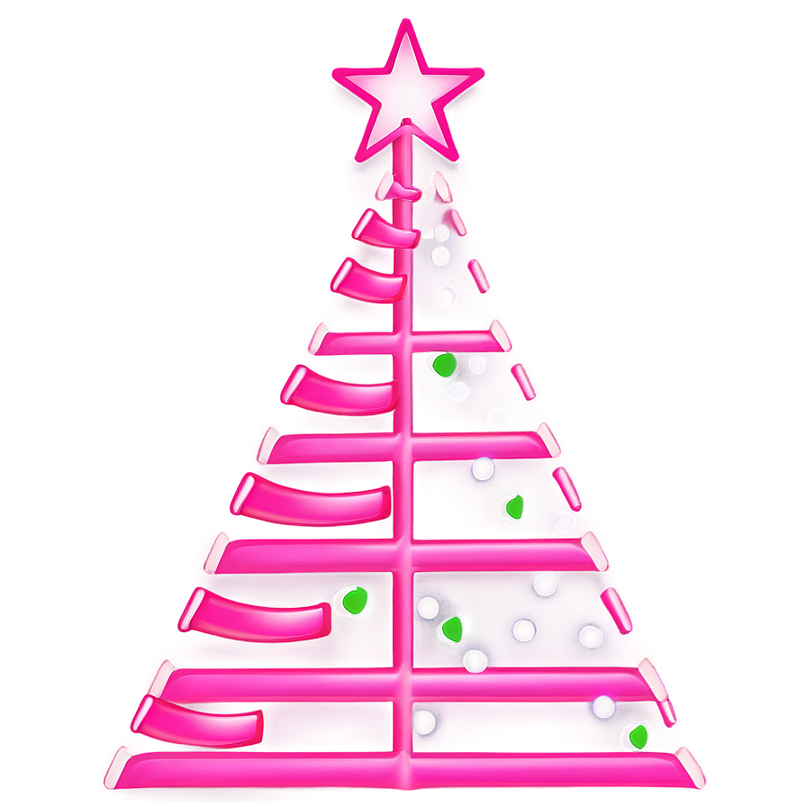 Neon Pink Christmas Tree Png Clh