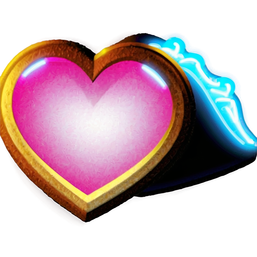 Neon Pink Heart Drawing Png Qbi