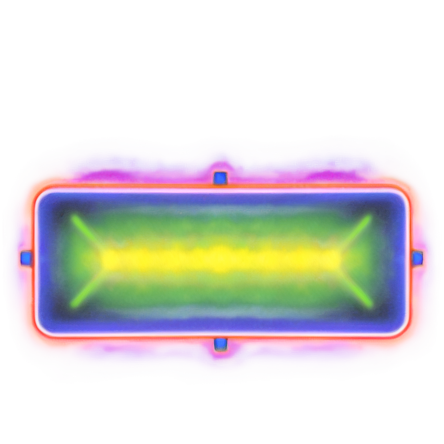 Neon Rectangle Accent Png 06272024