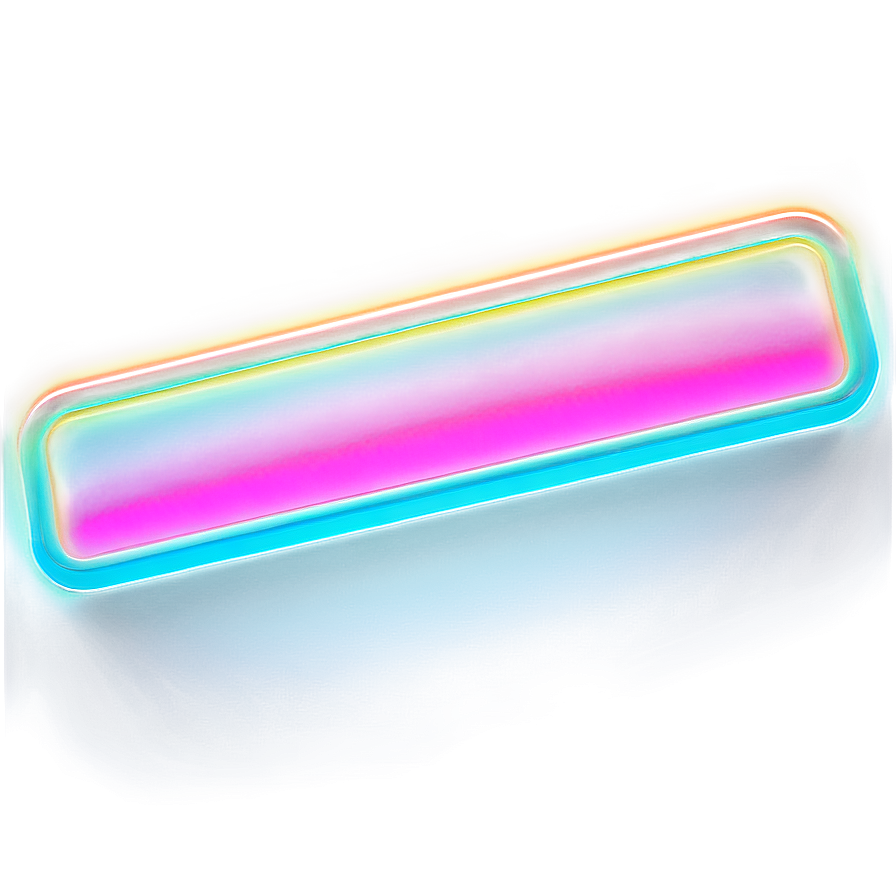 Neon Rectangle Aesthetic Png Hvl38