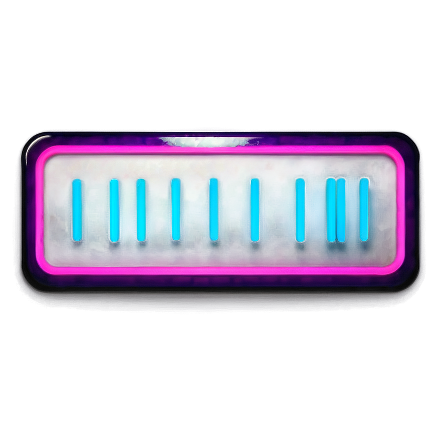 Neon Rectangle Banner Png 27