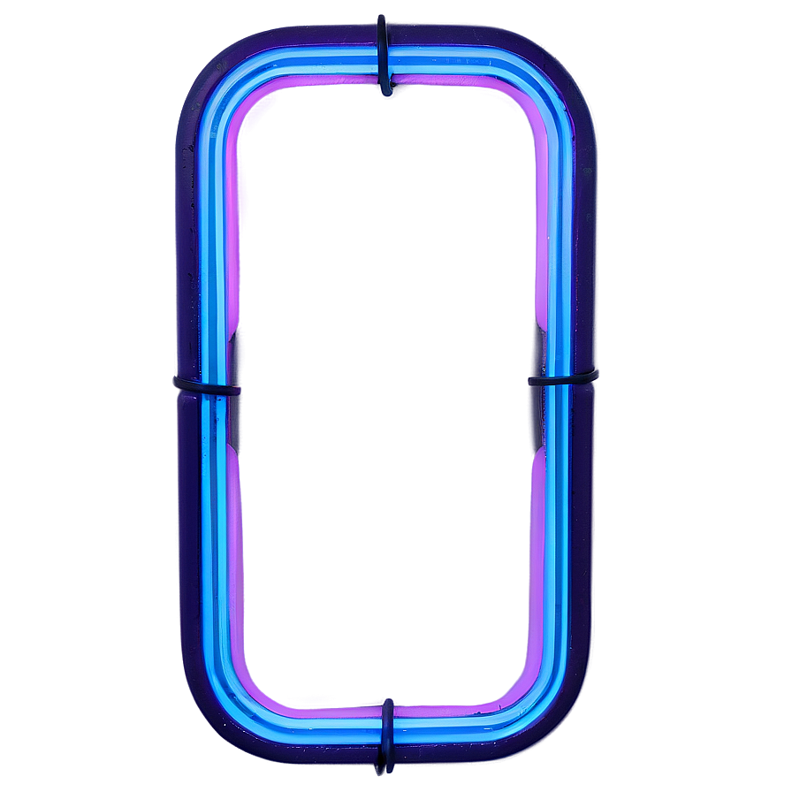 Neon Rectangle Detail Png 19