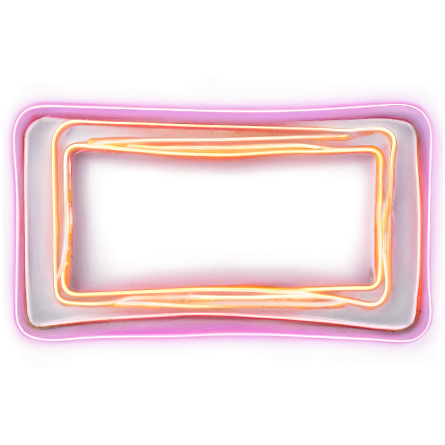 Neon Rectangle Effect Png 06272024