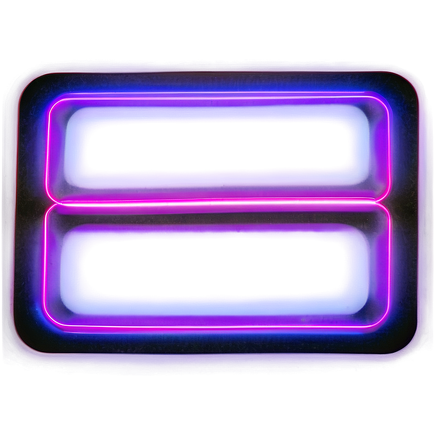 Neon Rectangle Effect Png Iwr57