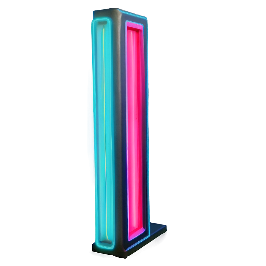 Neon Rectangle Glow Png Dba19