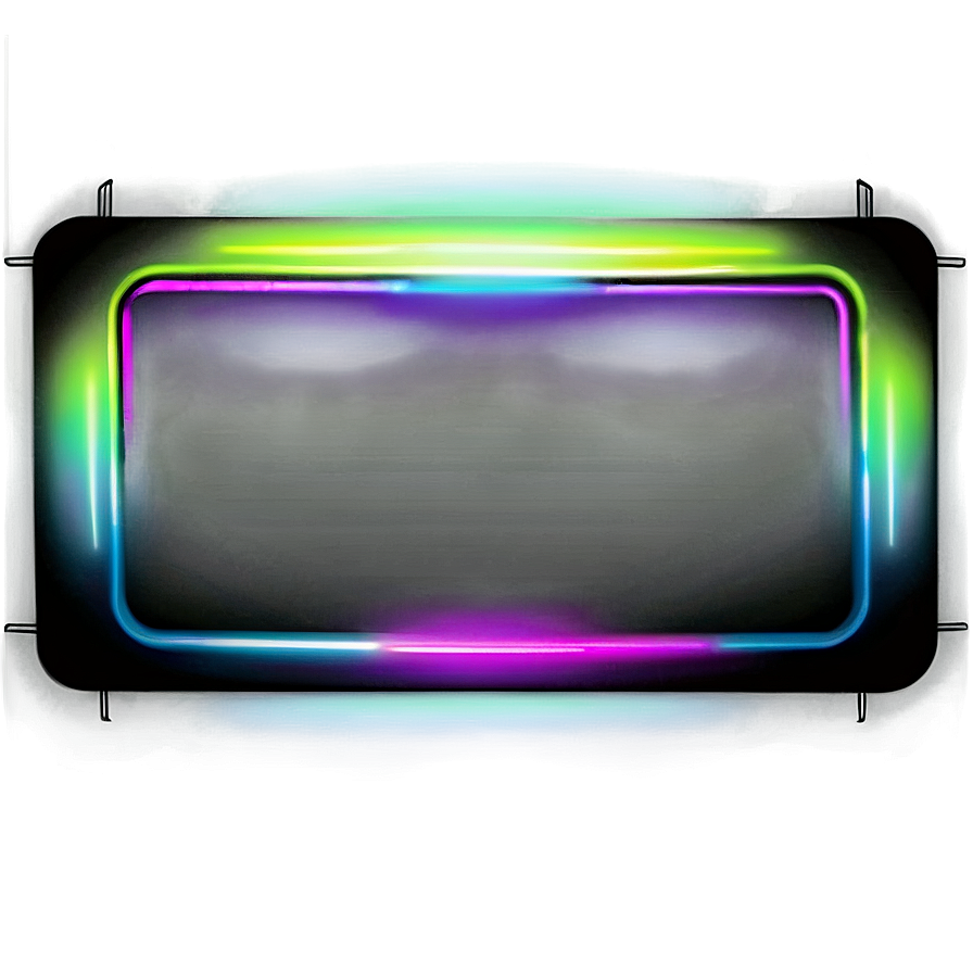 Neon Rectangle Illustration Png Bjq53