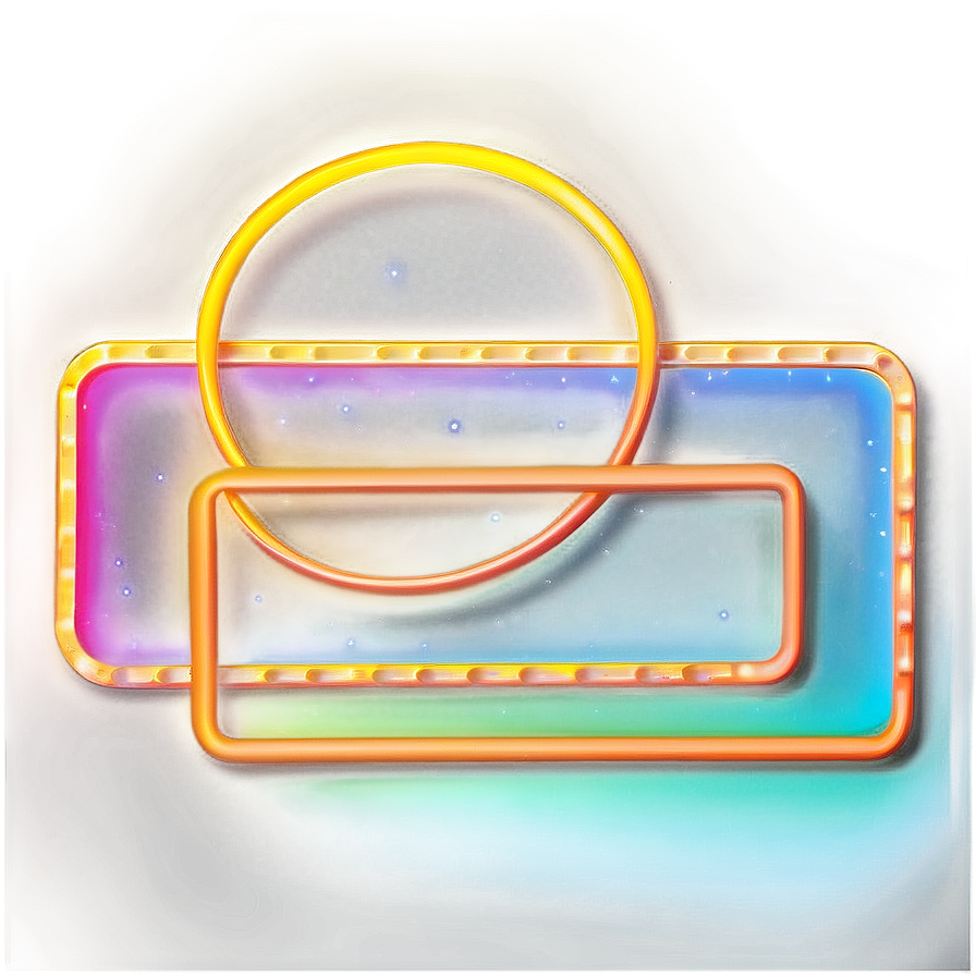 Neon Rectangle Magic Png 61