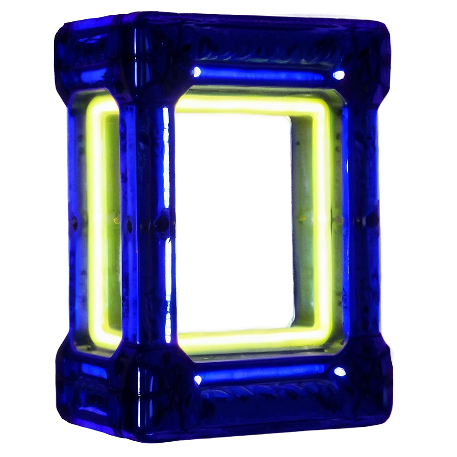 Neon Rectangle Shape Png Eau10